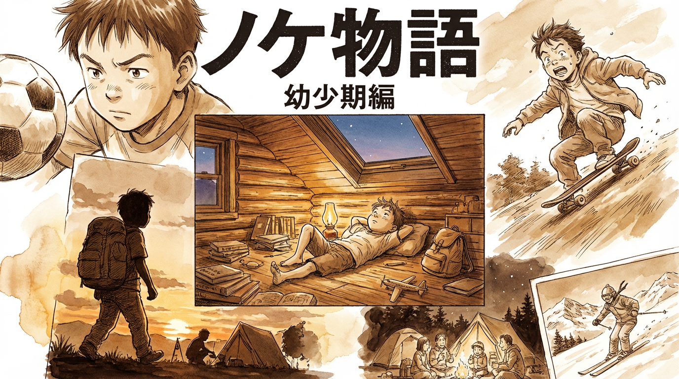 幼少期編・第1話「三角屋根の秘密基地」